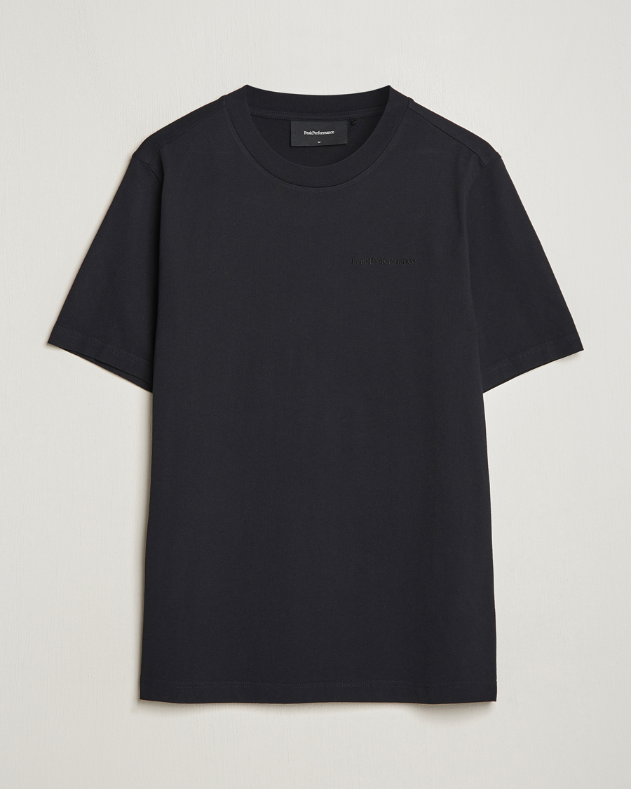Homme | T-shirts | Peak Performance | Original Logo Crew Neck T-Shirt Black
