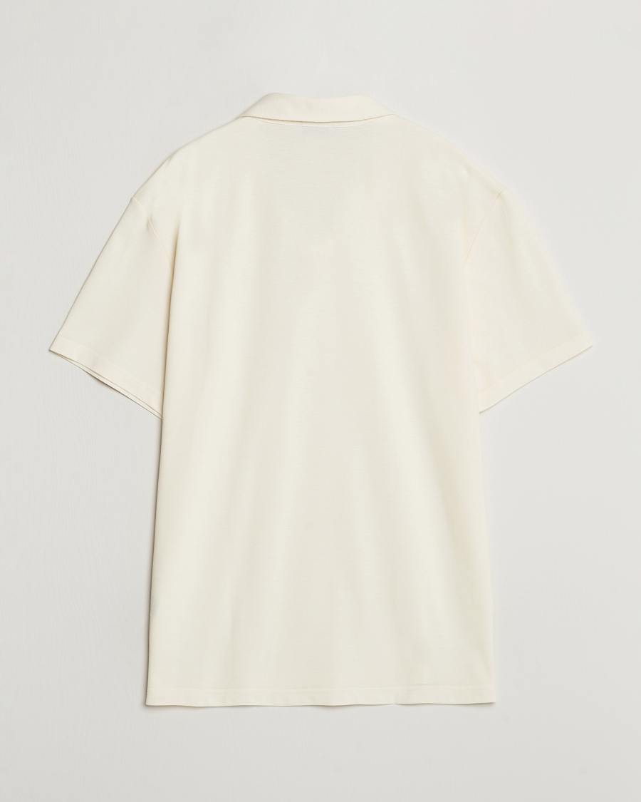 Heren | Polo's | Peak Performance | Cotton Coolmax Open Collar Polo Vintage White