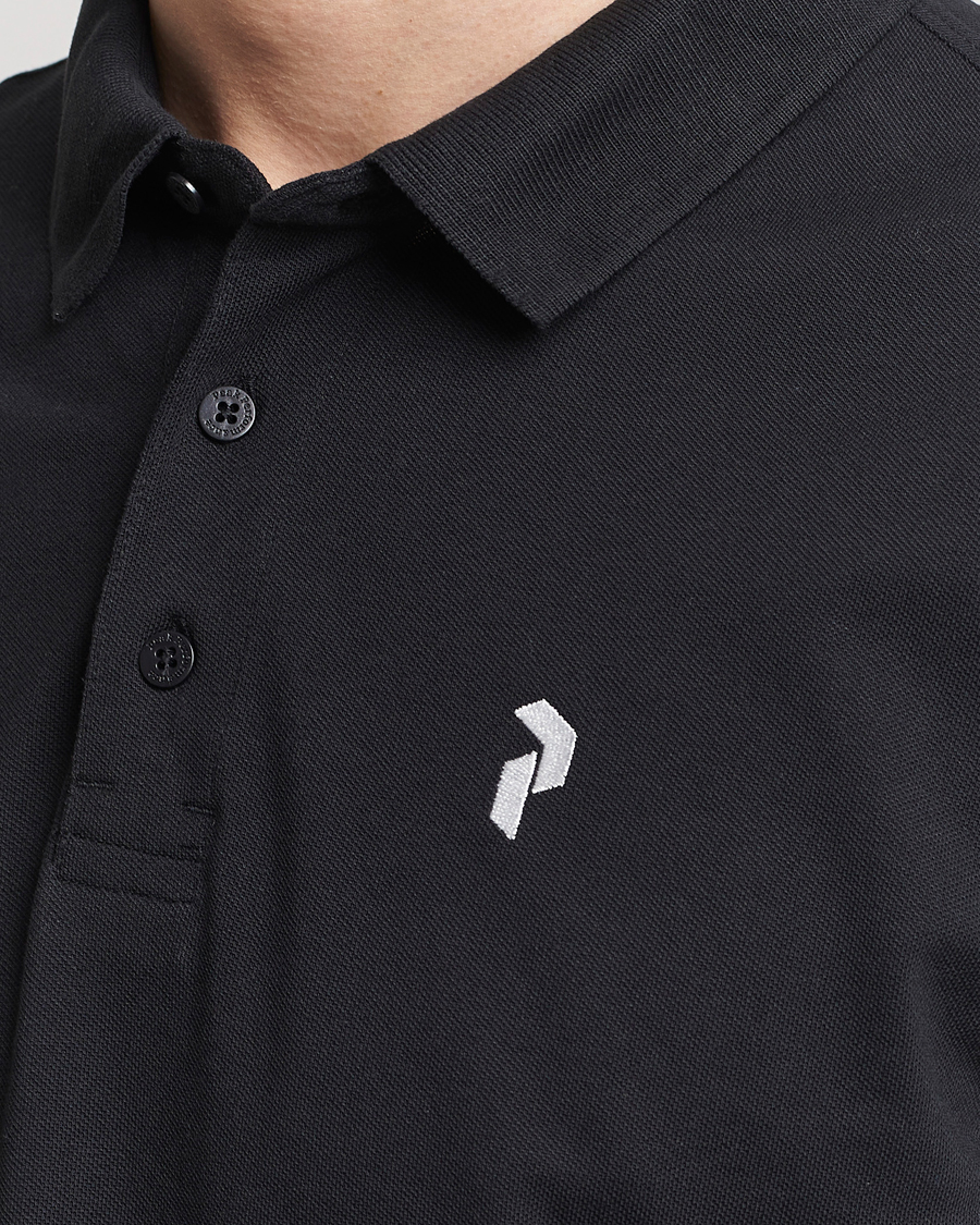 Homme | Polos | Peak Performance | Classic Cotton Polo Black