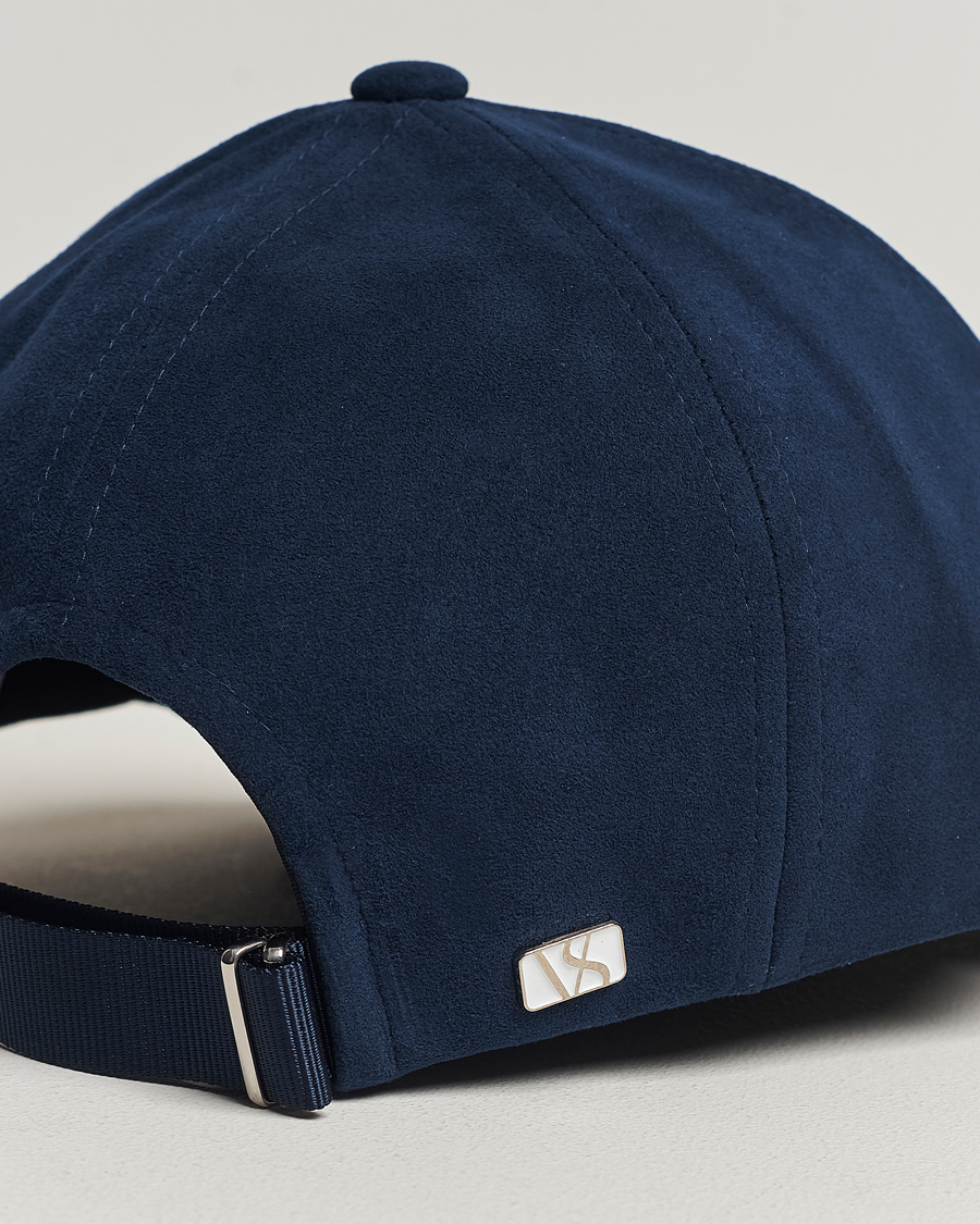 Heren | Varsity Headwear Alcantara Baseball Cap Commodore Blue | Varsity Headwear | Alcantara Baseball Cap Commodore Blue