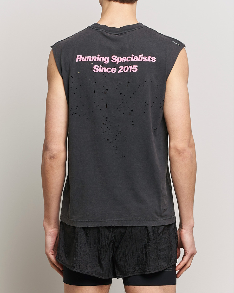 Homme | T-shirts | Satisfy | MothTech Muscle Tee Aged Black