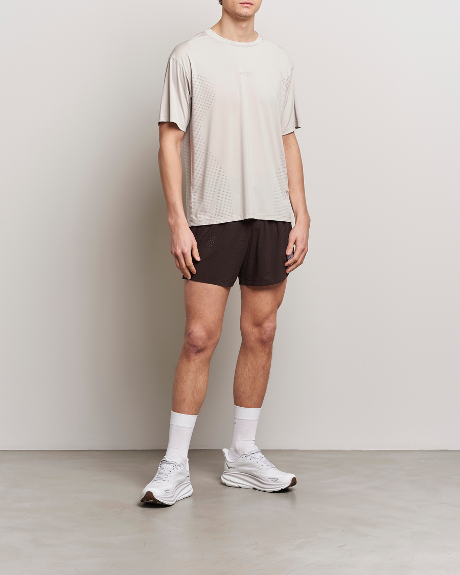 Homme | T-shirts | Satisfy | AuraLite Air T-Shirt Mineral Dolomite