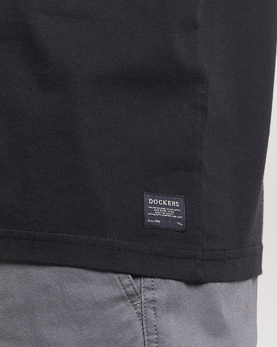 Heren | T-shirts | Dockers | Original Cotton T-Shirt Black