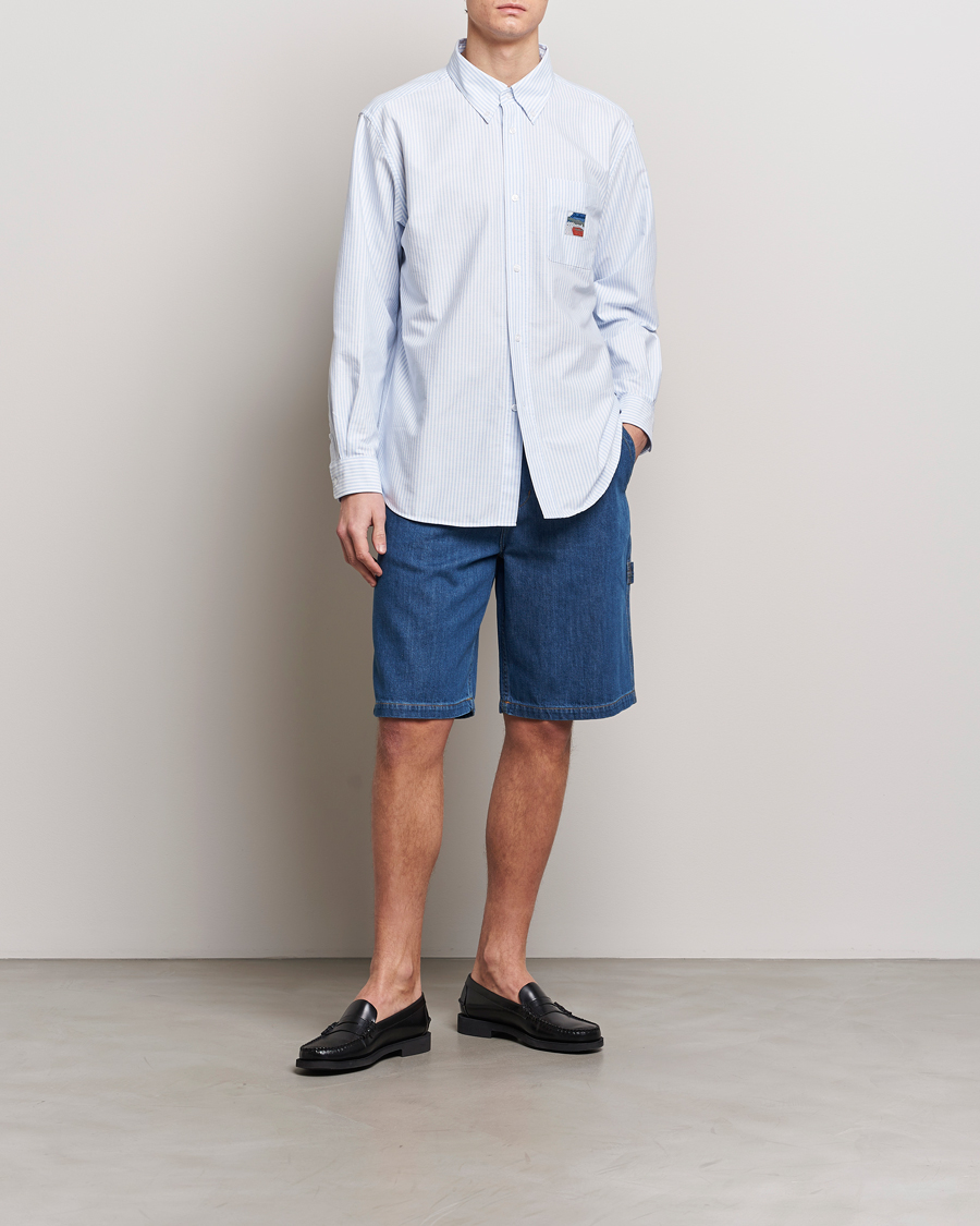 Homme | Chemises | Palmes | Deuce Oxford Shirt Light Blue Stripe