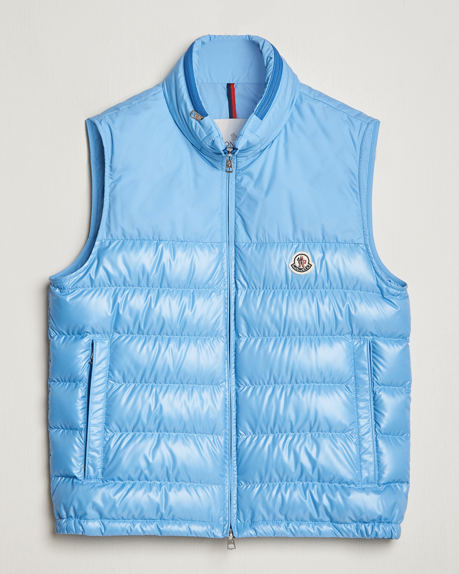 Homme | Manteaux Et Vestes | Moncler | Cerces Down Vest Light Blue