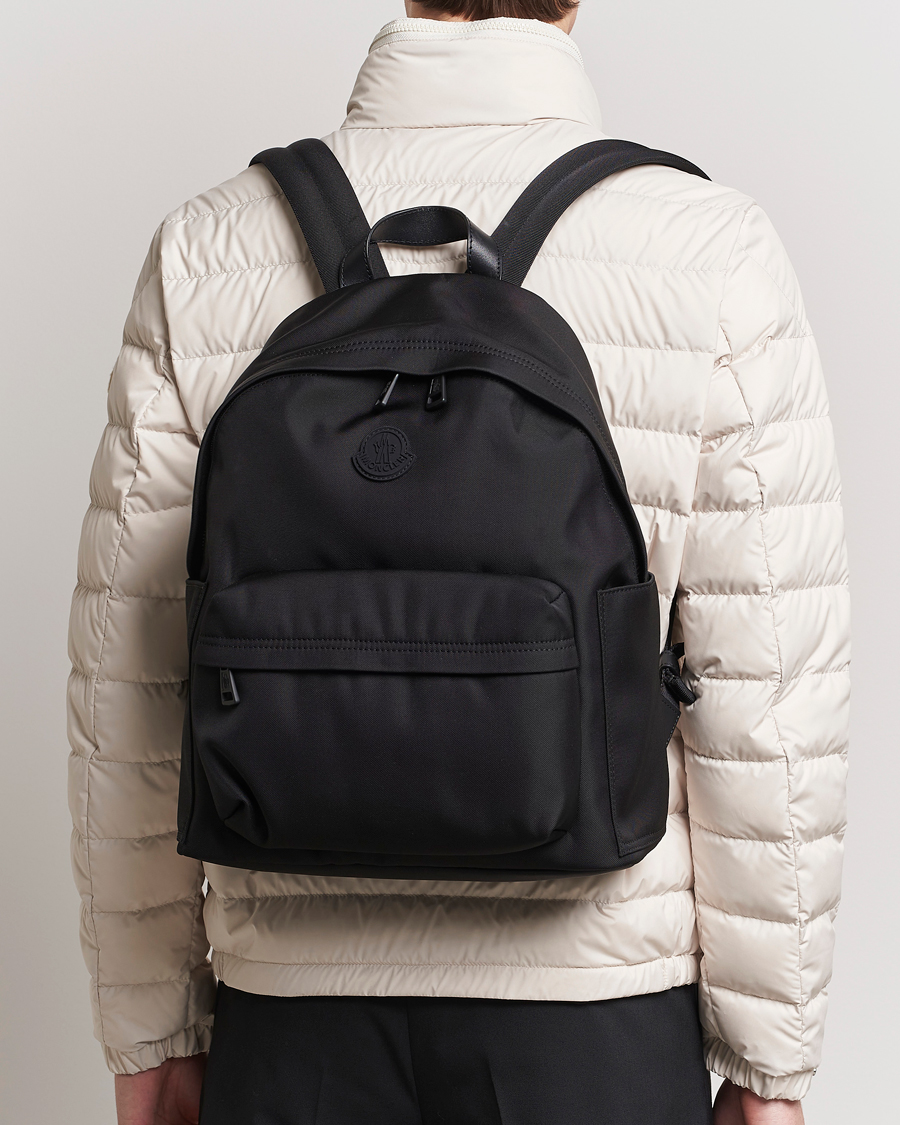 Heren | Moncler Pierrick Nylon Backpack Black | Moncler | Pierrick Nylon Backpack Black