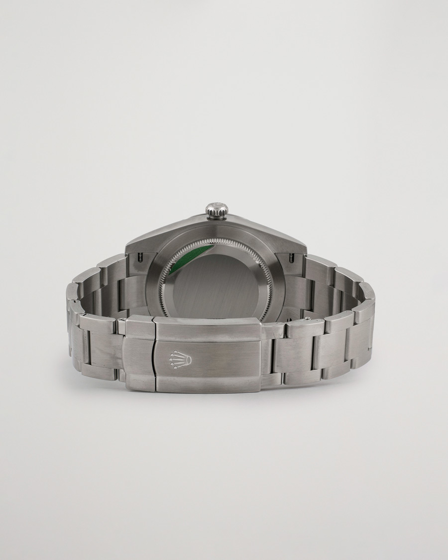Heren | Rolex Pre-Owned Oyster Perpetual 124300 Black Silver | Rolex Pre-Owned | Oyster Perpetual 124300 Black Silver
