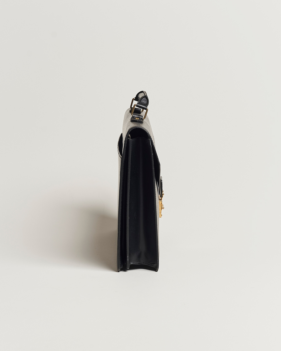 Heren | Louis Vuitton Pre-Owned Serviette Ambassadeur Epi Leather Breifcase Black | Louis Vuitton Pre-Owned | Serviette Ambassadeur Epi Leather Breifcase Black