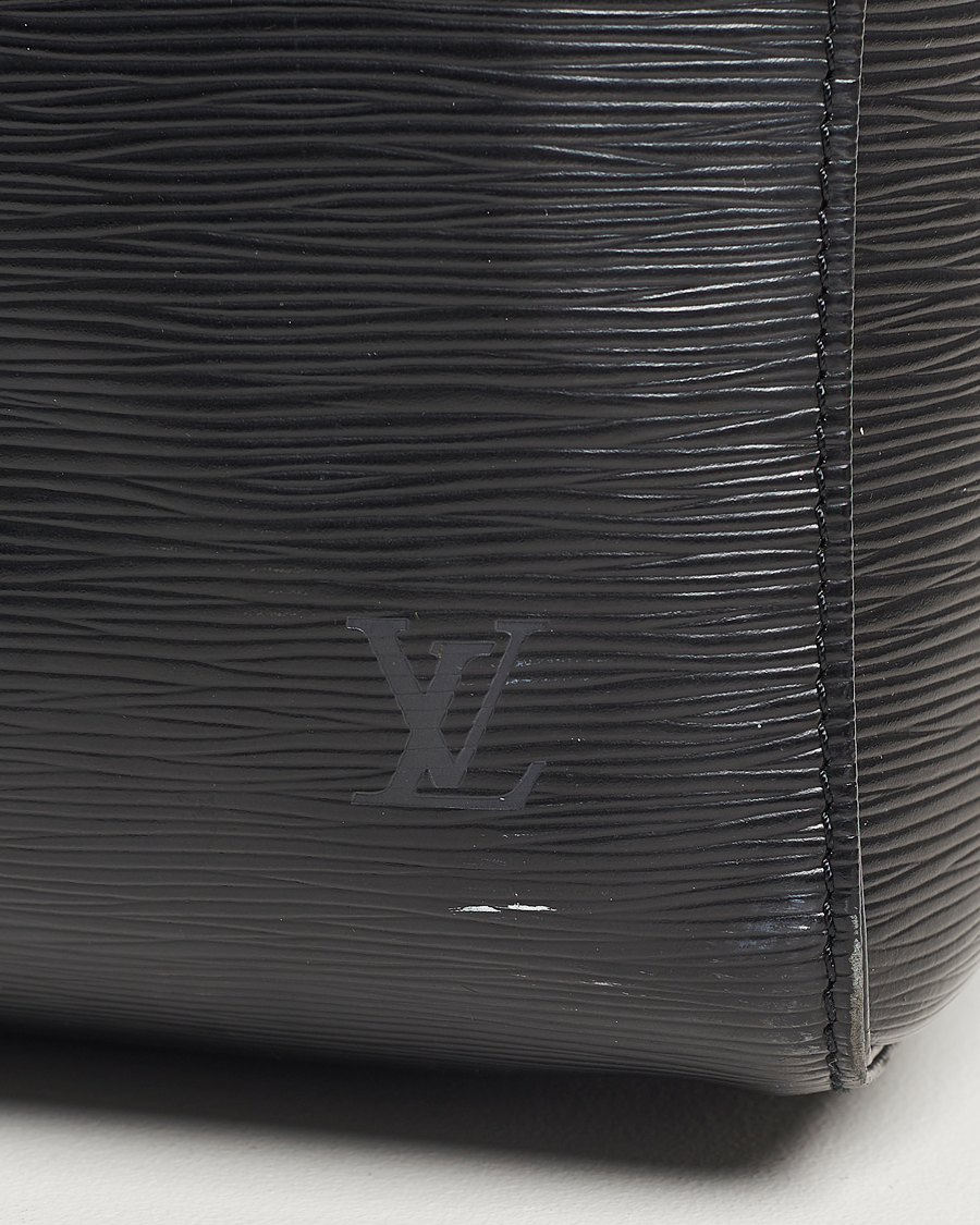 Homme | Louis Vuitton Pre-Owned Keepall 50 Epi Leather Travel Bag Black | Louis Vuitton Pre-Owned | Keepall 50 Epi Leather Travel Bag Black