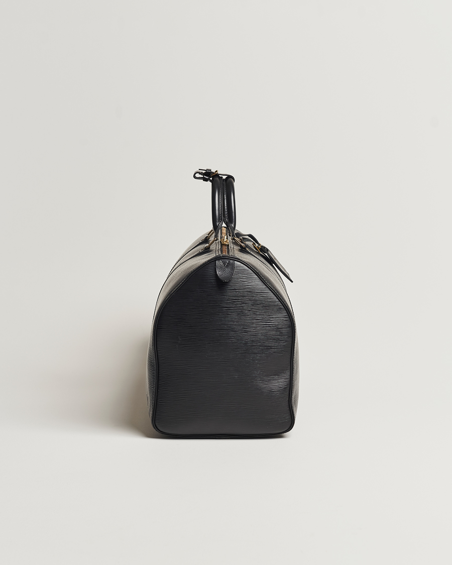 Homme | Louis Vuitton Pre-Owned Keepall 50 Epi Leather Travel Bag Black | Louis Vuitton Pre-Owned | Keepall 50 Epi Leather Travel Bag Black