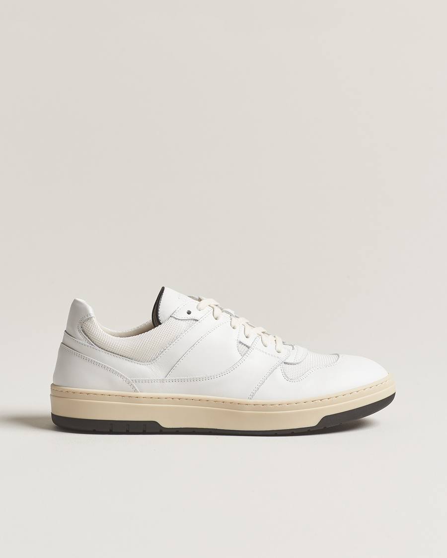 Heren | Sweyd Net Leather Sneaker White | Sweyd | Net Leather Sneaker White