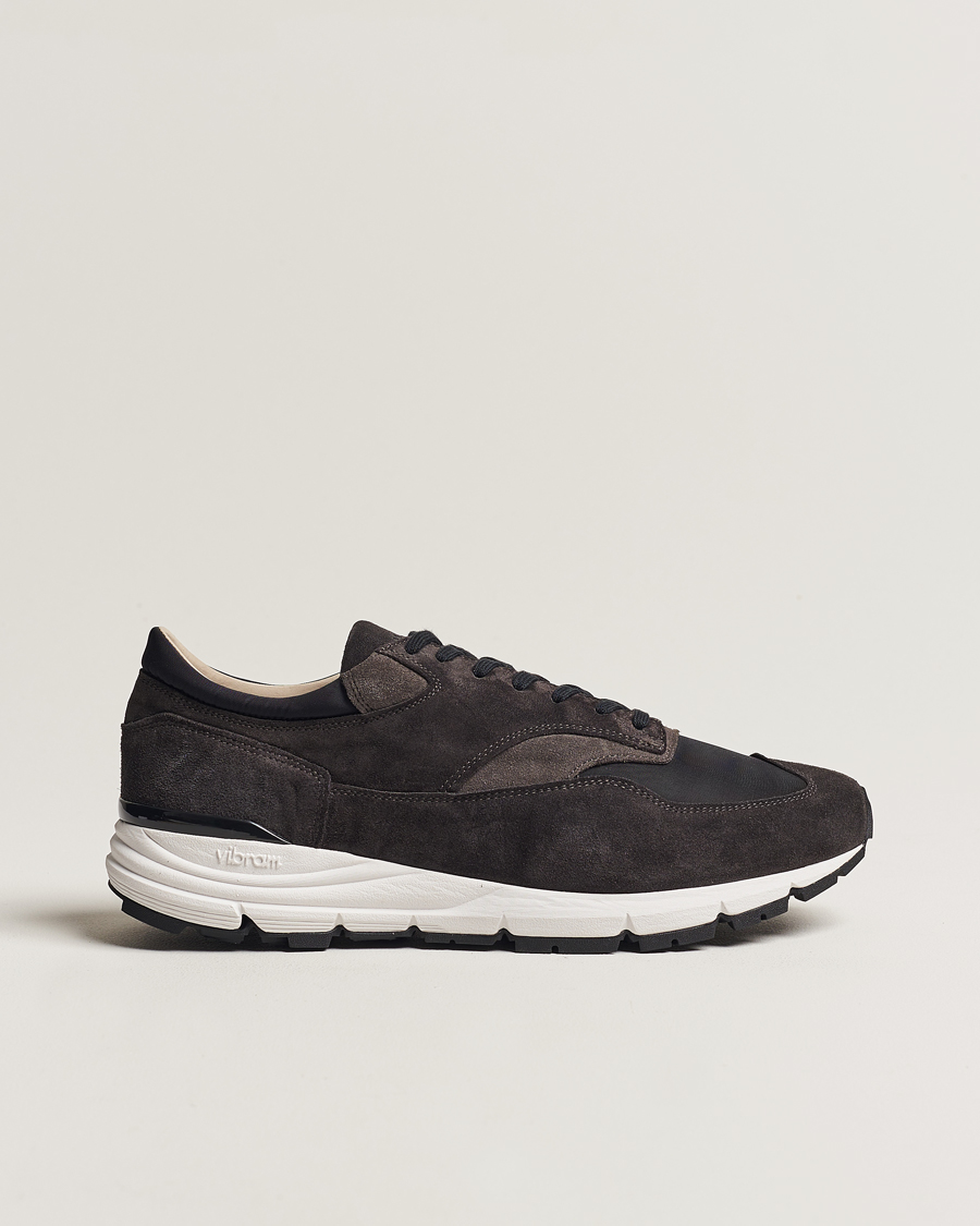 Heren | Sweyd Way Suede Running Sneaker Faded Black | Sweyd | Way Suede Running Sneaker Faded Black