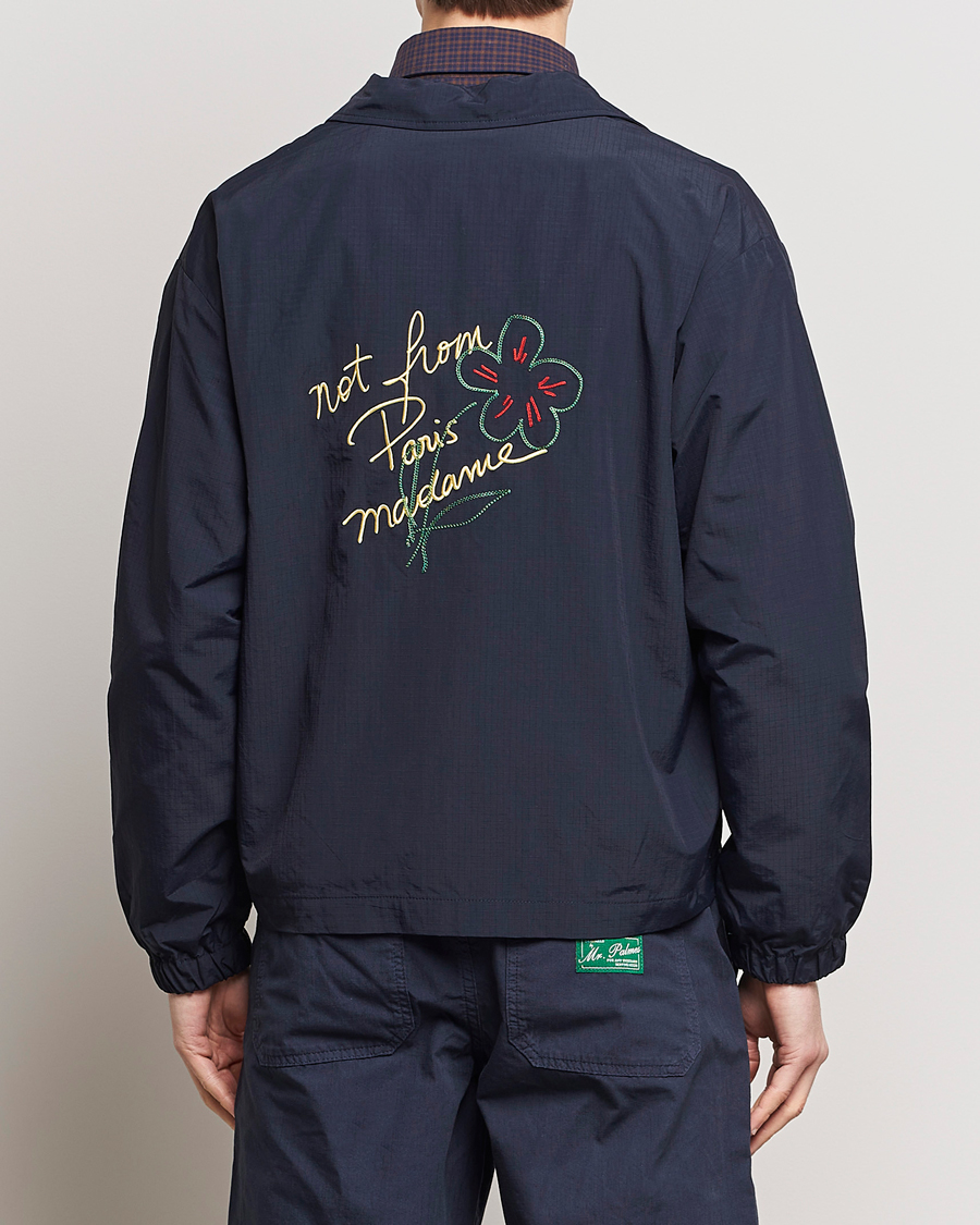 Homme | Manteaux Et Vestes | Drôle de Monsieur | La Veste Slogan Jacket Navy
