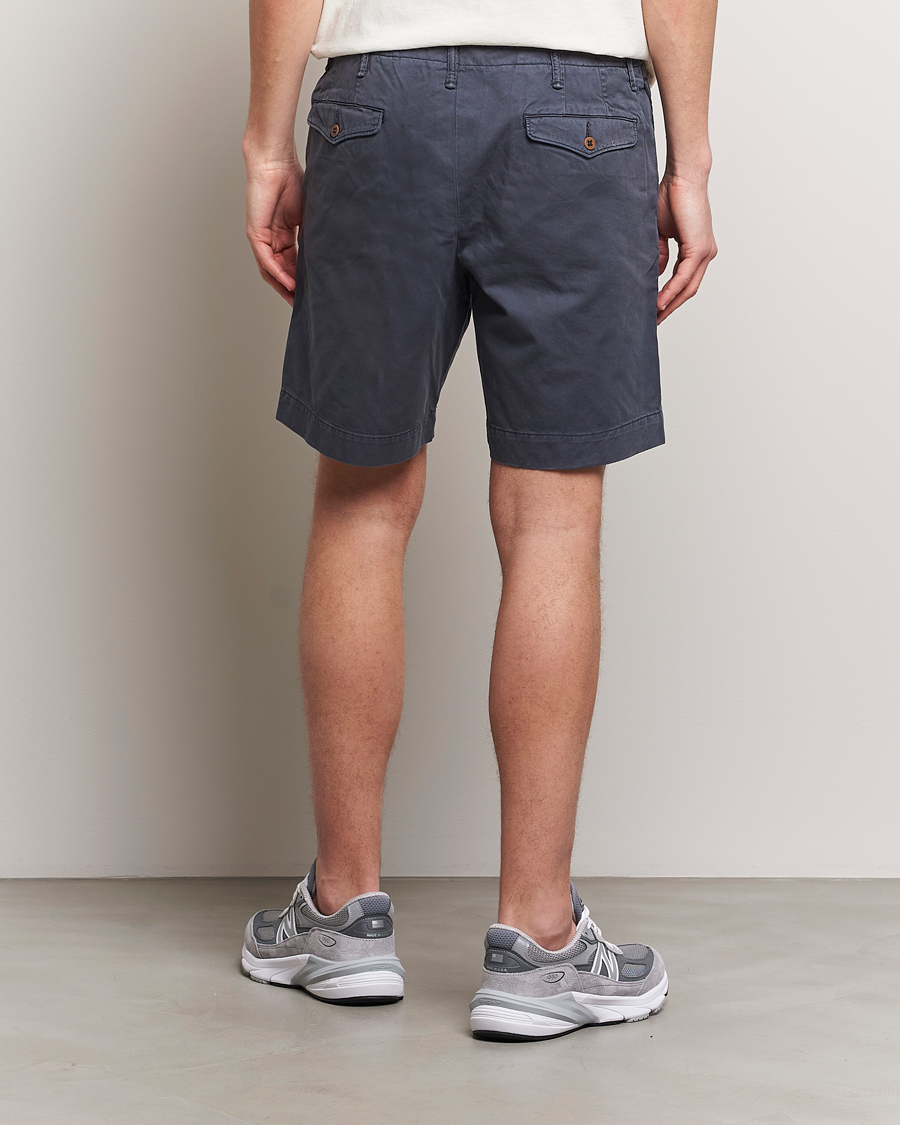 Homme | Shorts | RRL | Officers Flat Shorts Navy