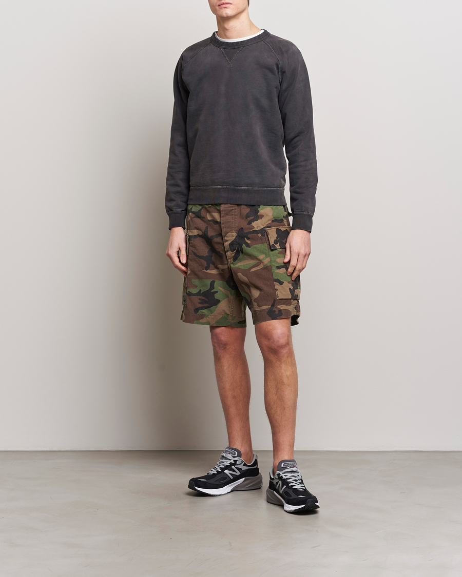Homme | Pulls Et Tricots | RRL | Raglan Sleeve Sweatshirt Black Indigo