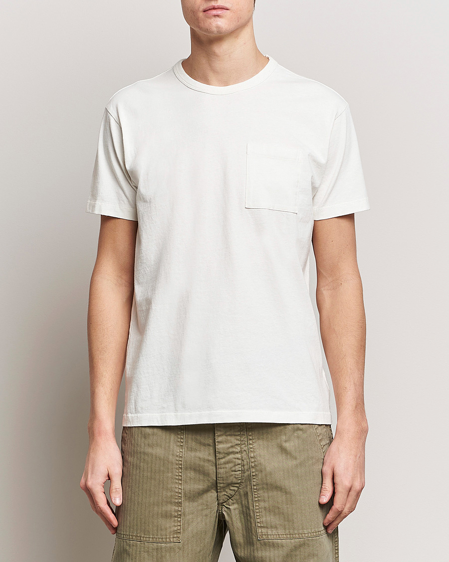 Heren | T-shirts | RRL | 2-Packet Pocket Tee Warm White