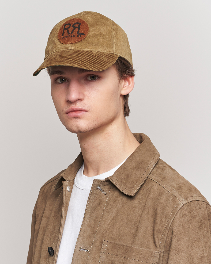 Homme | RRL Rough Out Trucker Cap Tan | RRL | Rough Out Trucker Cap Tan