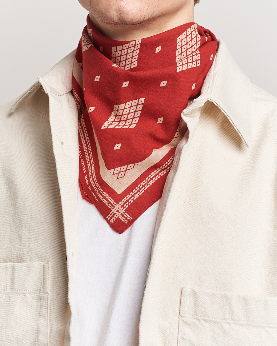 Heren | RRL Deco Print Bandana Turkey Red | RRL | Deco Print Bandana Turkey Red