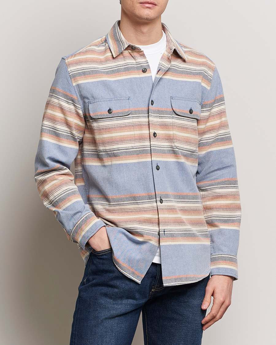 Heren | Overhemden | Pendleton | Beach Shack Shirt Indigo Stripe