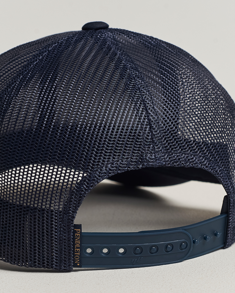 Heren | Pendleton Burnished Patch Trucker Cap Navy | Pendleton | Burnished Patch Trucker Cap Navy