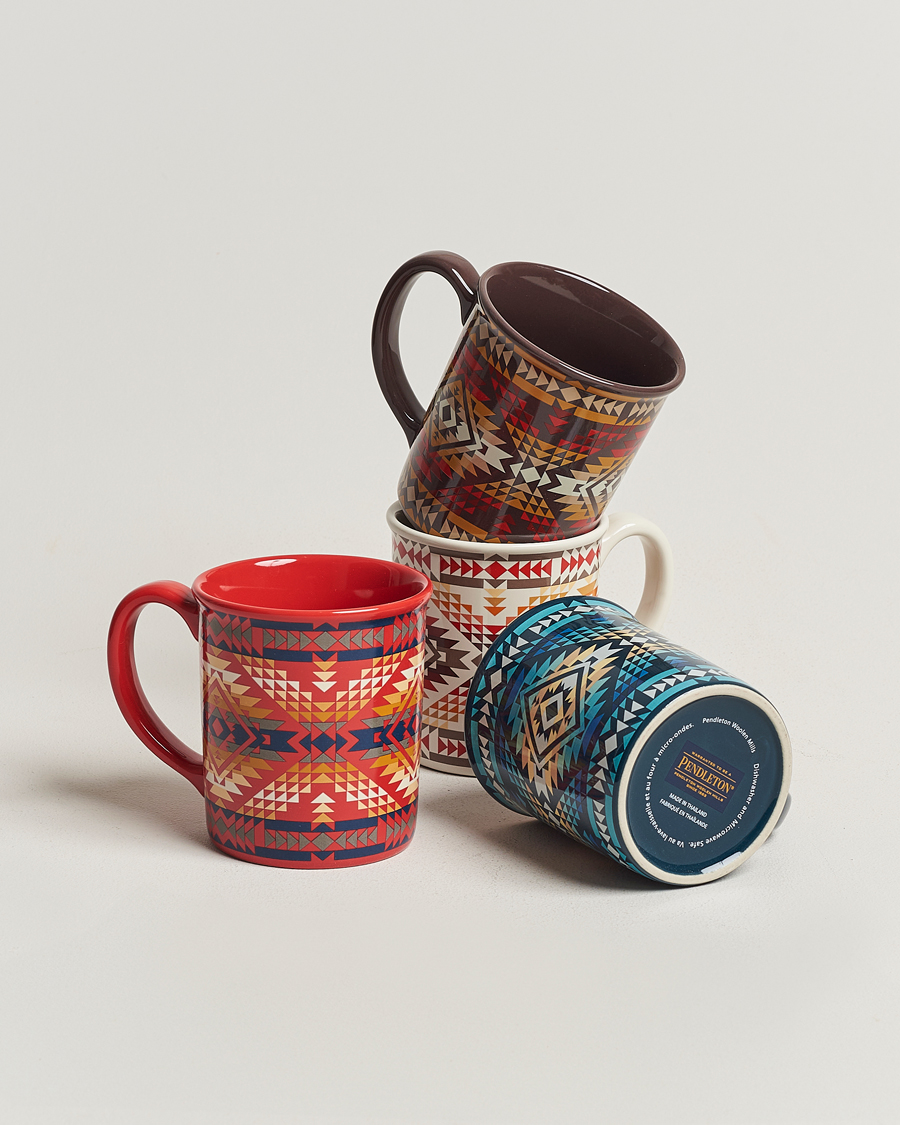 Homme | Pendleton 4-Pack Ceramic Mug Set Smith Rock | Pendleton | 4-Pack Ceramic Mug Set Smith Rock