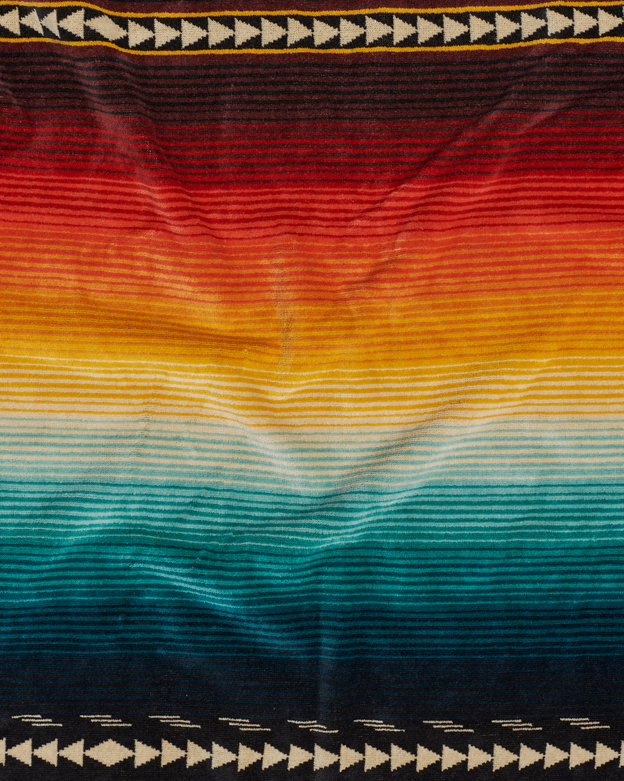 Homme | Tissus | Pendleton | Oversized Jacquard Spa Towel Saltillo Sunset