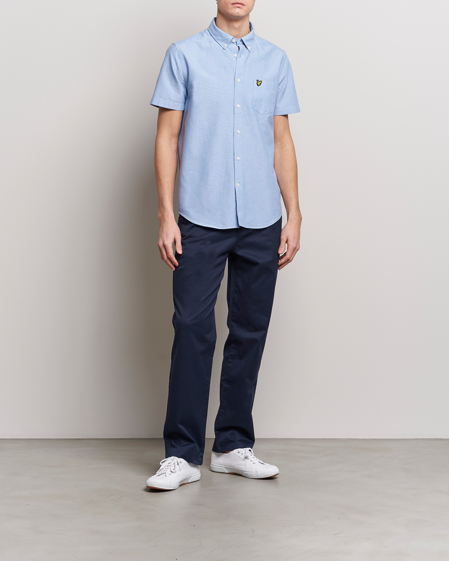Homme | Chemises | Lyle & Scott | Lightweight Oxford Short Sleeve Shirt Riviera