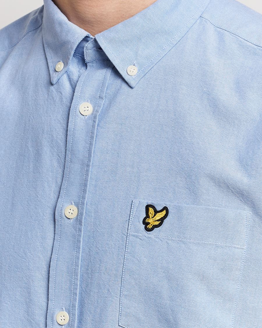 Heren | Overhemden | Lyle & Scott | Lightweight Oxford Short Sleeve Shirt Riviera
