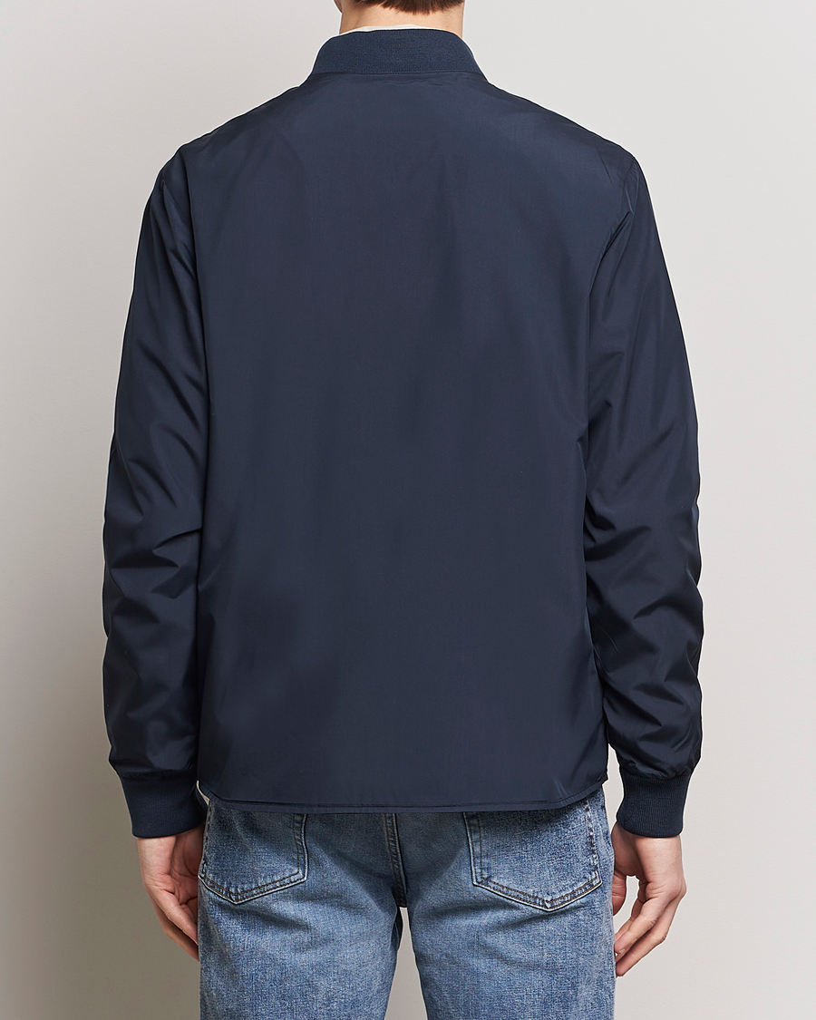 Homme | Manteaux Et Vestes | Lyle & Scott | Nylon Bomber Jacket Dark Navy