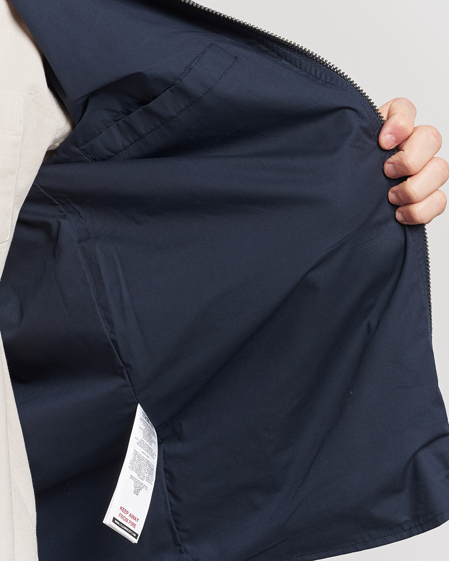 Homme | Manteaux Et Vestes | Lyle & Scott | Nylon Bomber Jacket Dark Navy