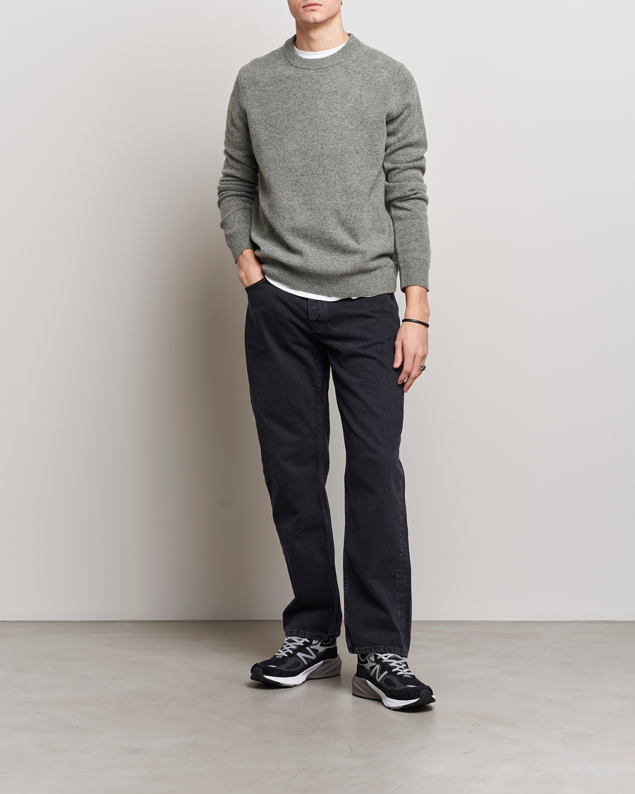 Heren | Truien | Samsøe Samsøe | Isak Crew Neck Dark Grey