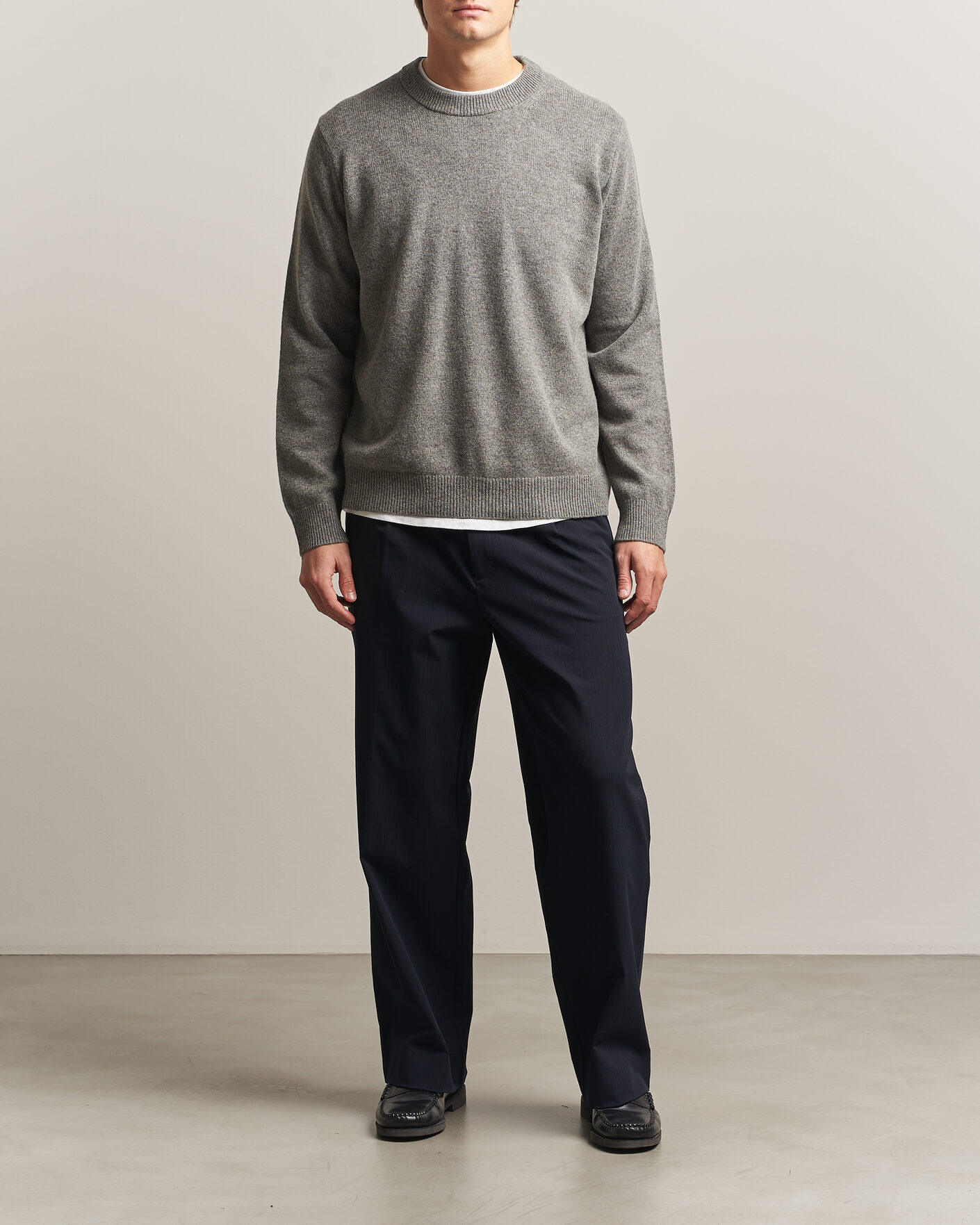 Homme | Pulls Et Tricots | Samsøe Samsøe | Isak Crew Neck Dark Grey