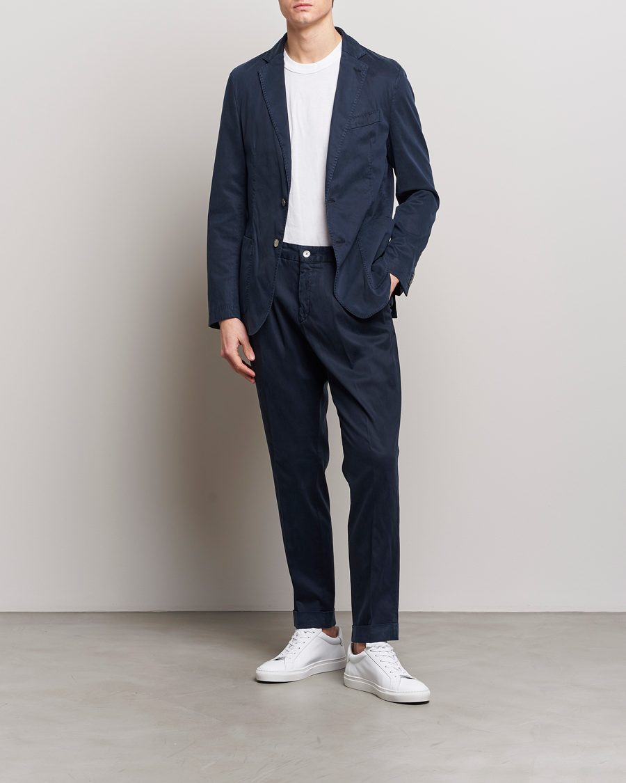 Homme | Costumes | BOSS BLACK | Hanry Cotton Suit Dark Blue
