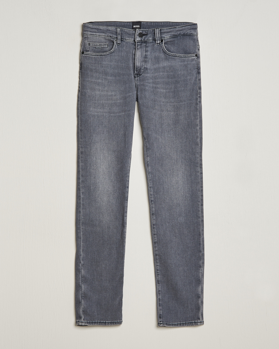 Heren | Jeans | BOSS BLACK | Delaware Jeans Dark Grey