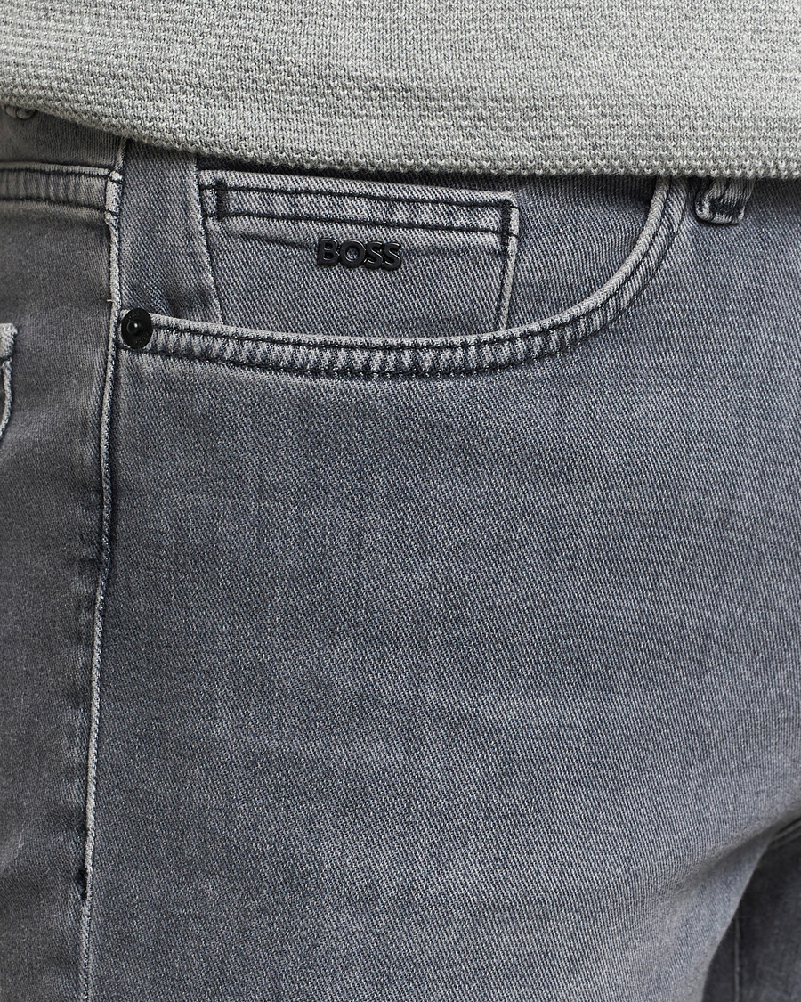 Heren | Jeans | BOSS BLACK | Delaware Jeans Dark Grey