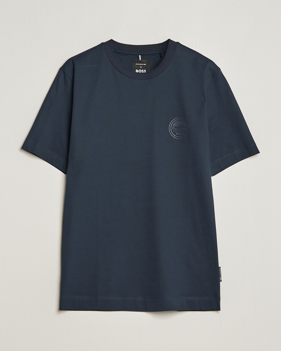 Homme | T-shirts | BOSS BLACK | Porsche Thompson T-Shirt Dark Blue