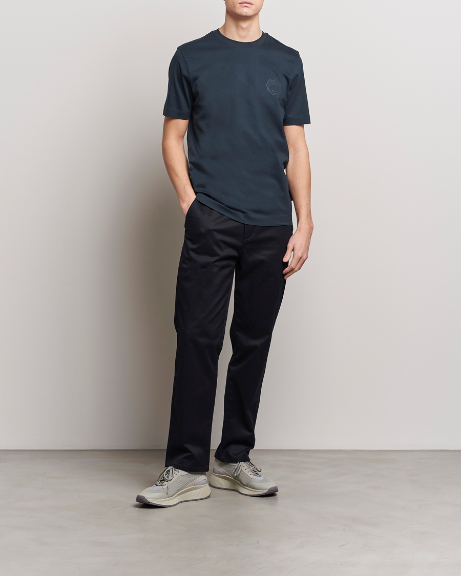 Homme | T-shirts | BOSS BLACK | Porsche Thompson T-Shirt Dark Blue