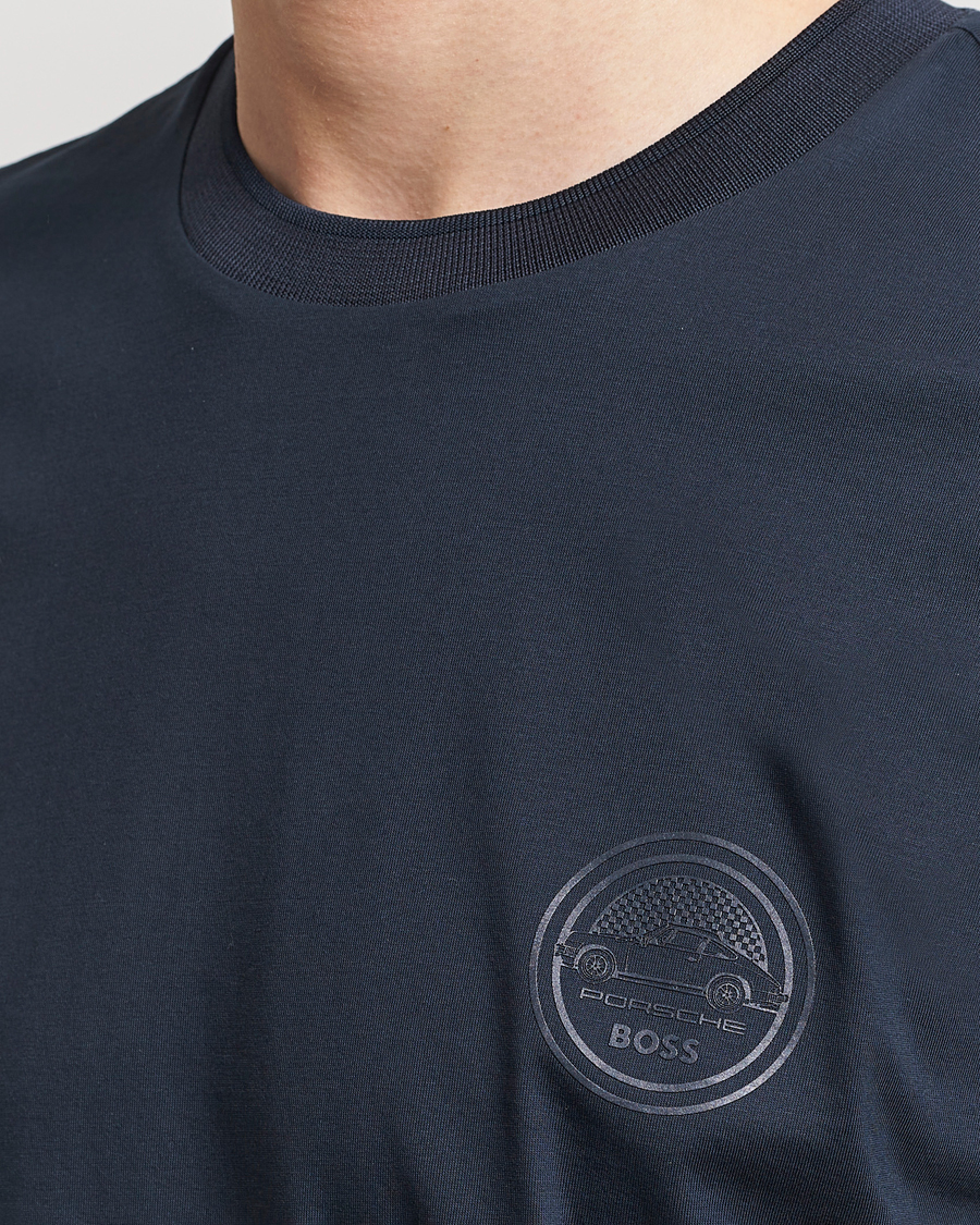 Homme | T-shirts | BOSS BLACK | Porsche Thompson T-Shirt Dark Blue