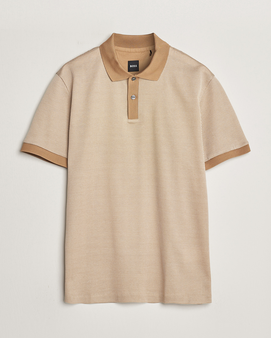 Homme | Polos | BOSS BLACK | Parlay Jersey Piké Medium Beige
