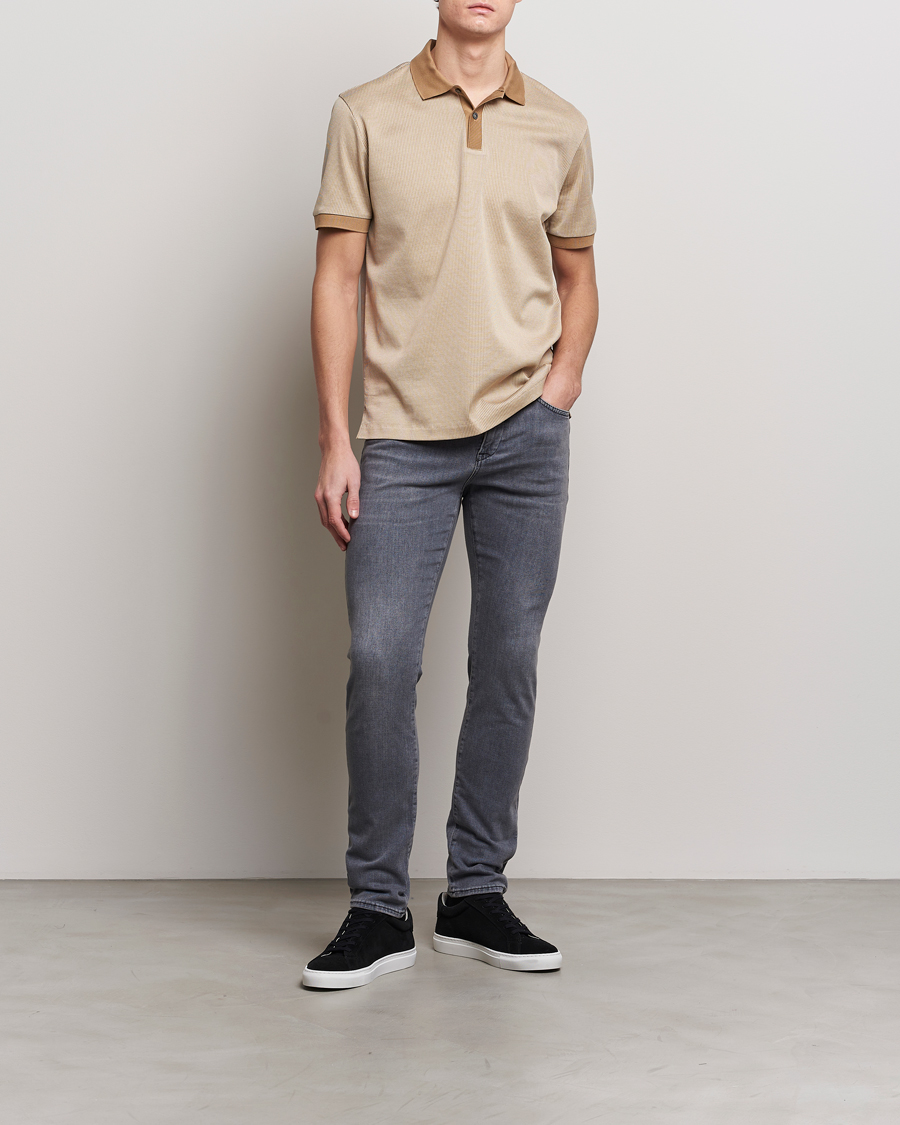 Homme | Polos | BOSS BLACK | Parlay Jersey Piké Medium Beige