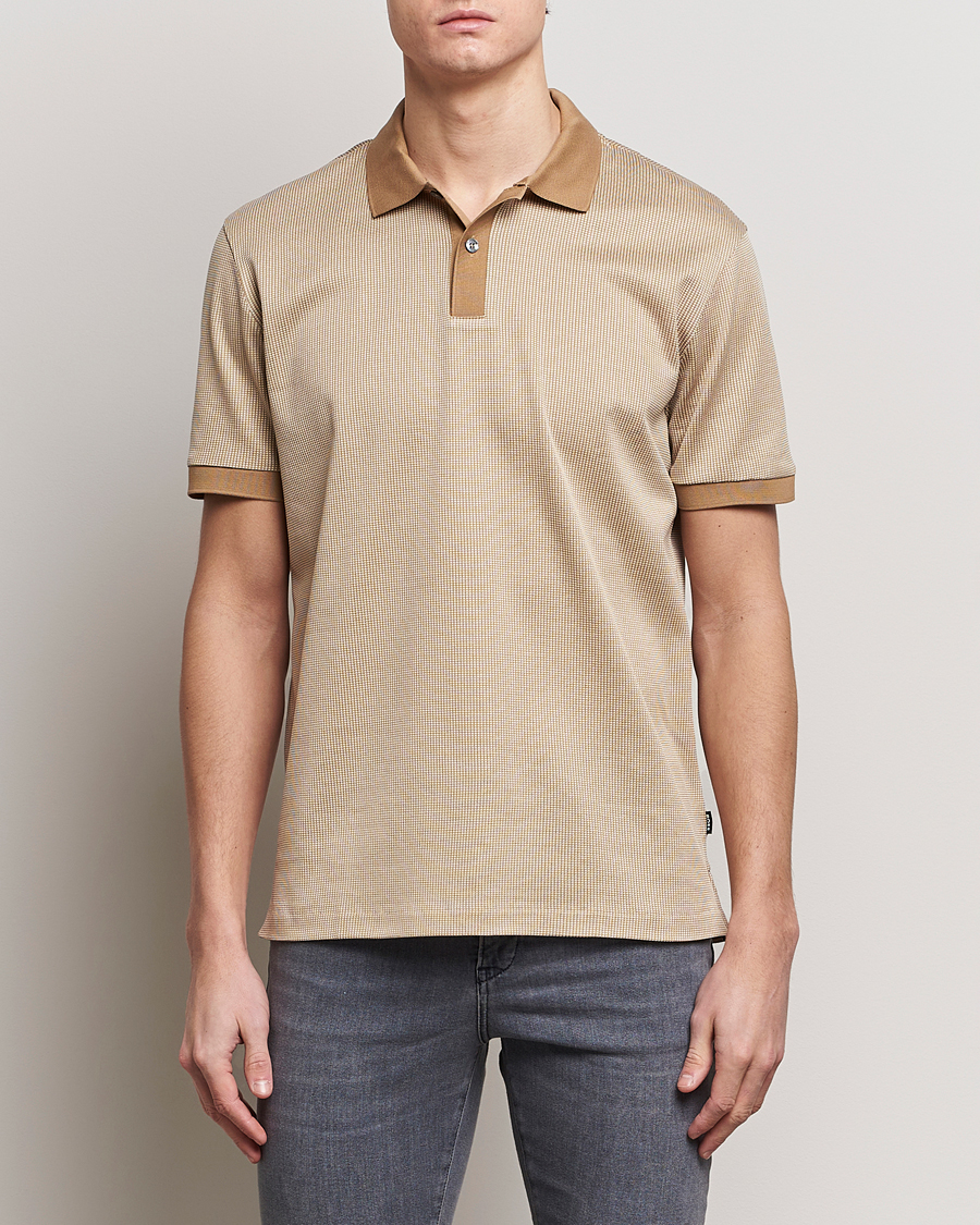 Homme | Polos | BOSS BLACK | Parlay Jersey Piké Medium Beige