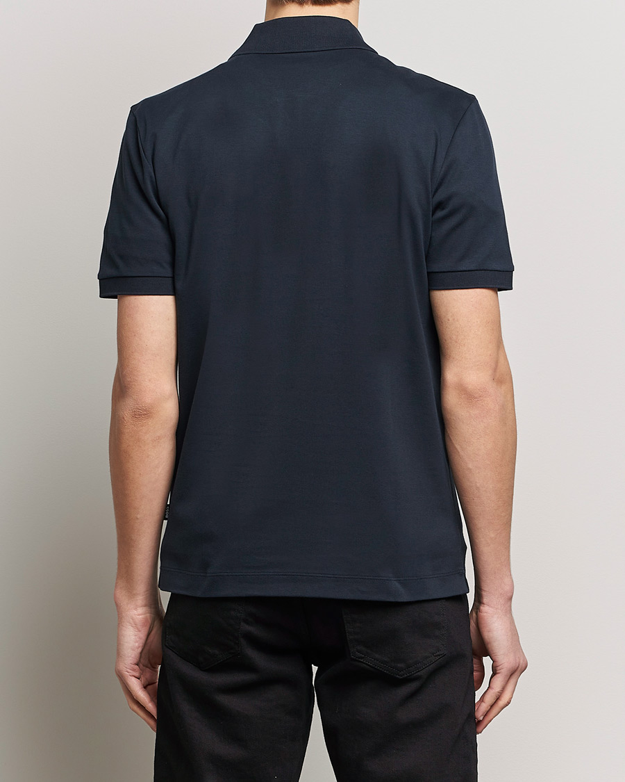 Homme | Polos | BOSS BLACK | Polston Half-Zip Piké Dark Blue