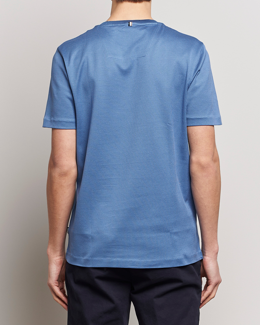 Heren | T-shirts | BOSS BLACK | Tiburt Crew Neck T-Shirt Open Blue