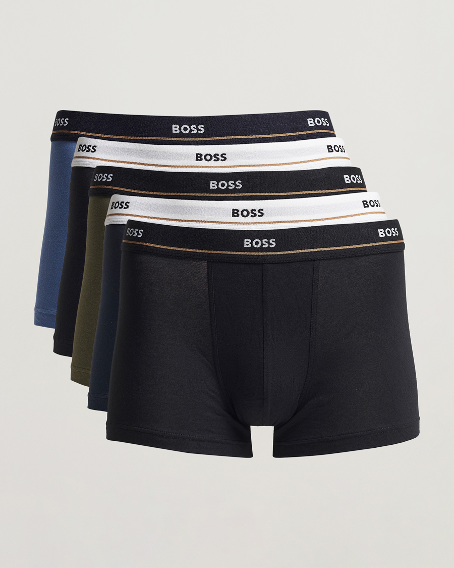 Heren | Ondergoed | BOSS BLACK | 5-Pack Trunk Black/Blue/Green