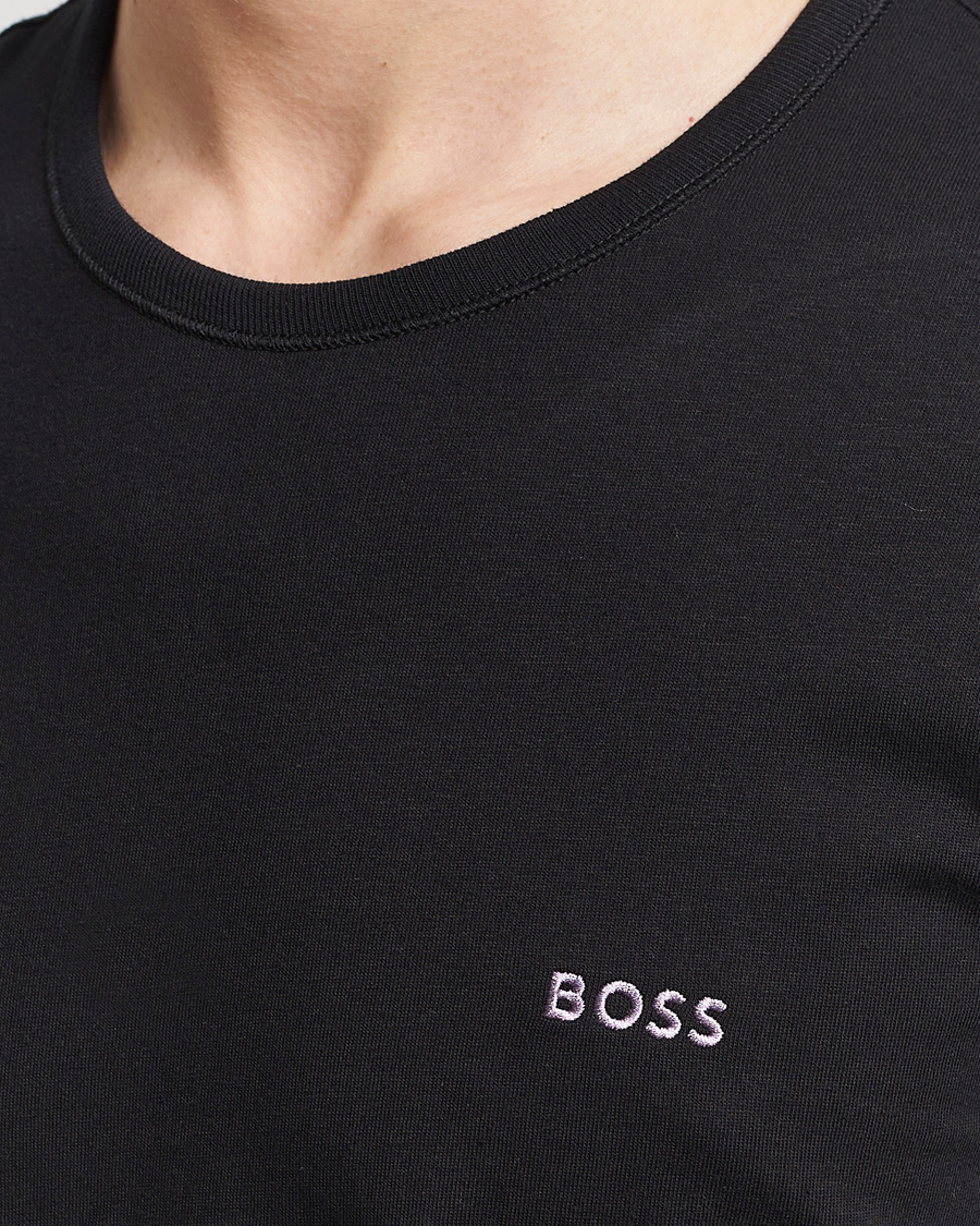 Homme | T-shirts | BOSS BLACK | 3-Pack Crew Neck T-Shirt Black/White/Blue