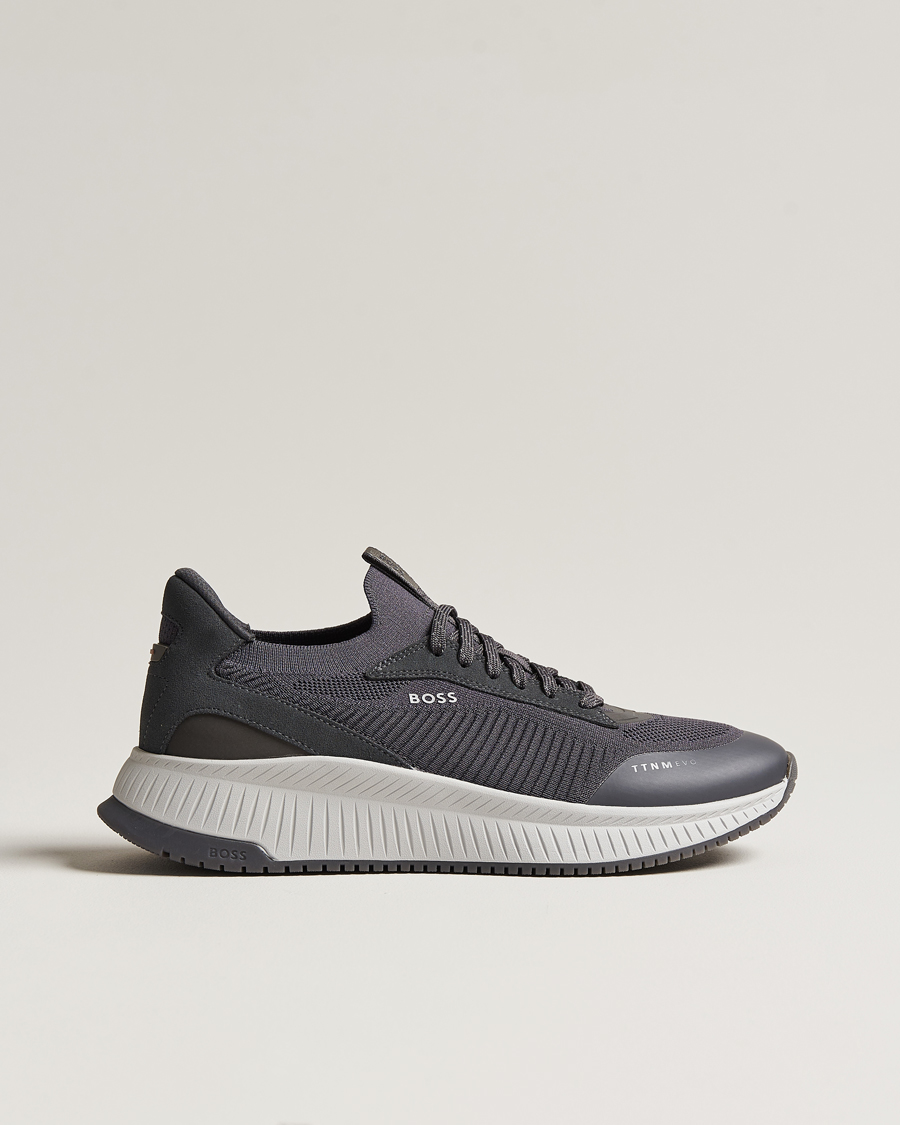 Heren | BOSS BLACK Titanium Evo Sneaker Grey | BOSS BLACK | Titanium Evo Sneaker Grey