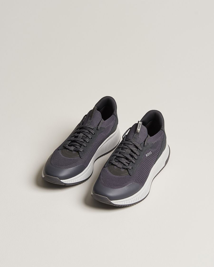 Heren | BOSS BLACK Titanium Evo Sneaker Grey | BOSS BLACK | Titanium Evo Sneaker Grey