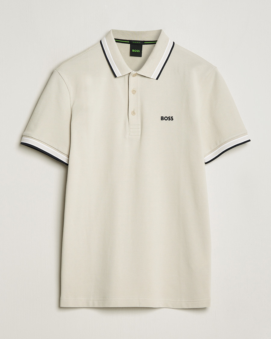 Homme | Polos | BOSS GREEN | Paddy Piké Light Beige
