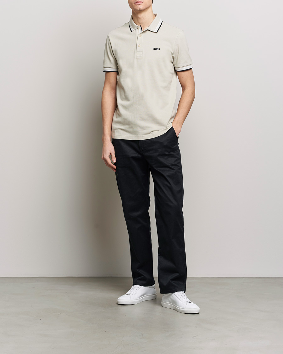 Homme | Polos | BOSS GREEN | Paddy Piké Light Beige