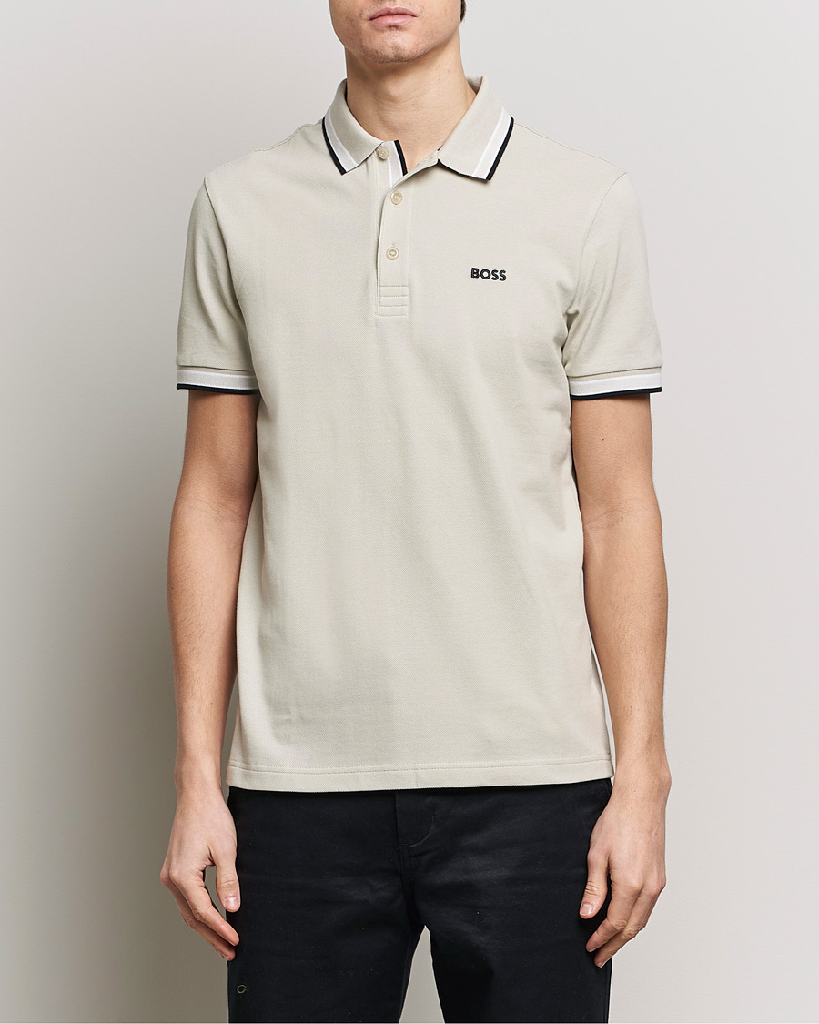Homme | Polos | BOSS GREEN | Paddy Piké Light Beige